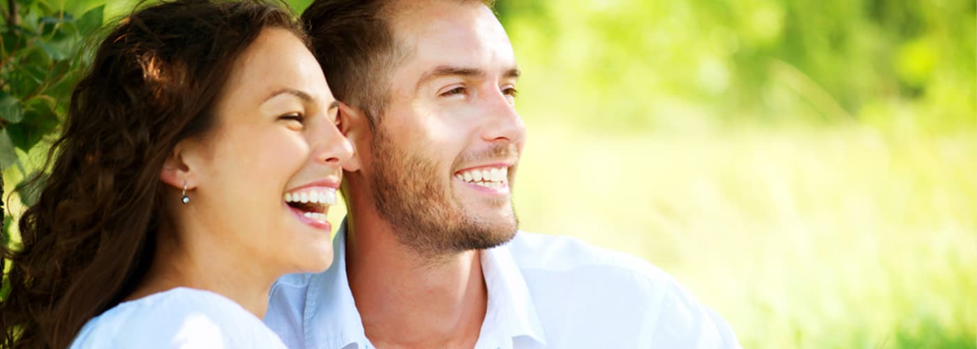 Couple with Beautiful Teeth — Your Holistic Dentists in Casuarina, NSW