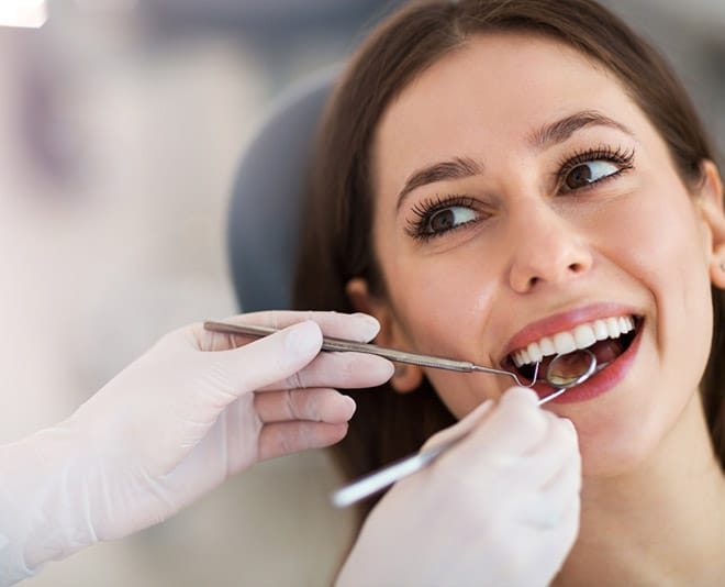 Woman Having Teeth Examined — Your Holistic Dentists in Casuarina, NSW